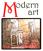Modern Art title lettering